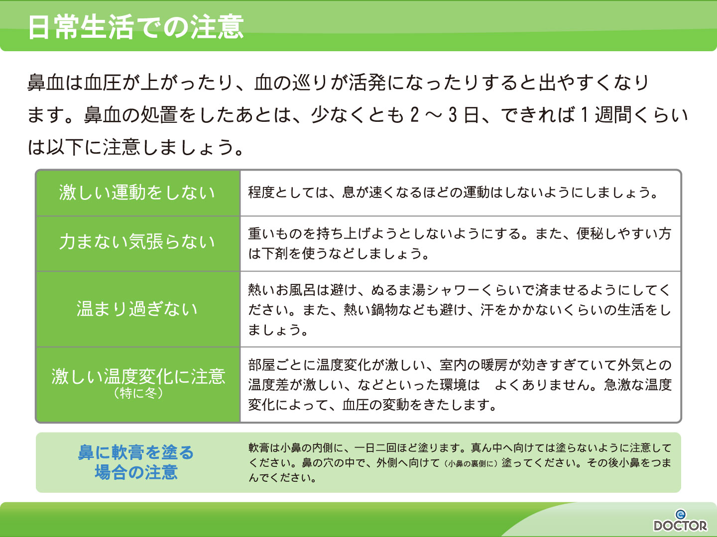 【画像】日常生活での注意